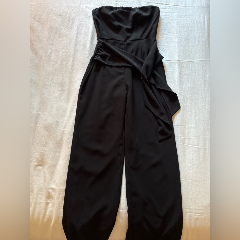 REVOLVE Black Jumpsuit with Matte Finish
